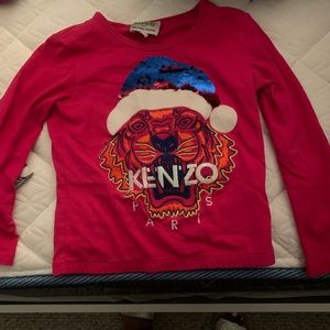 Kenzo Christmas Girls Christmas Shirt